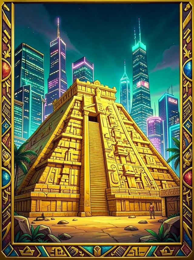 Aztec Skyline pokie van Uptown Studios